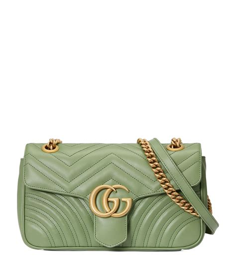 green marmont gucci bag|authentic Gucci Marmont small bag.